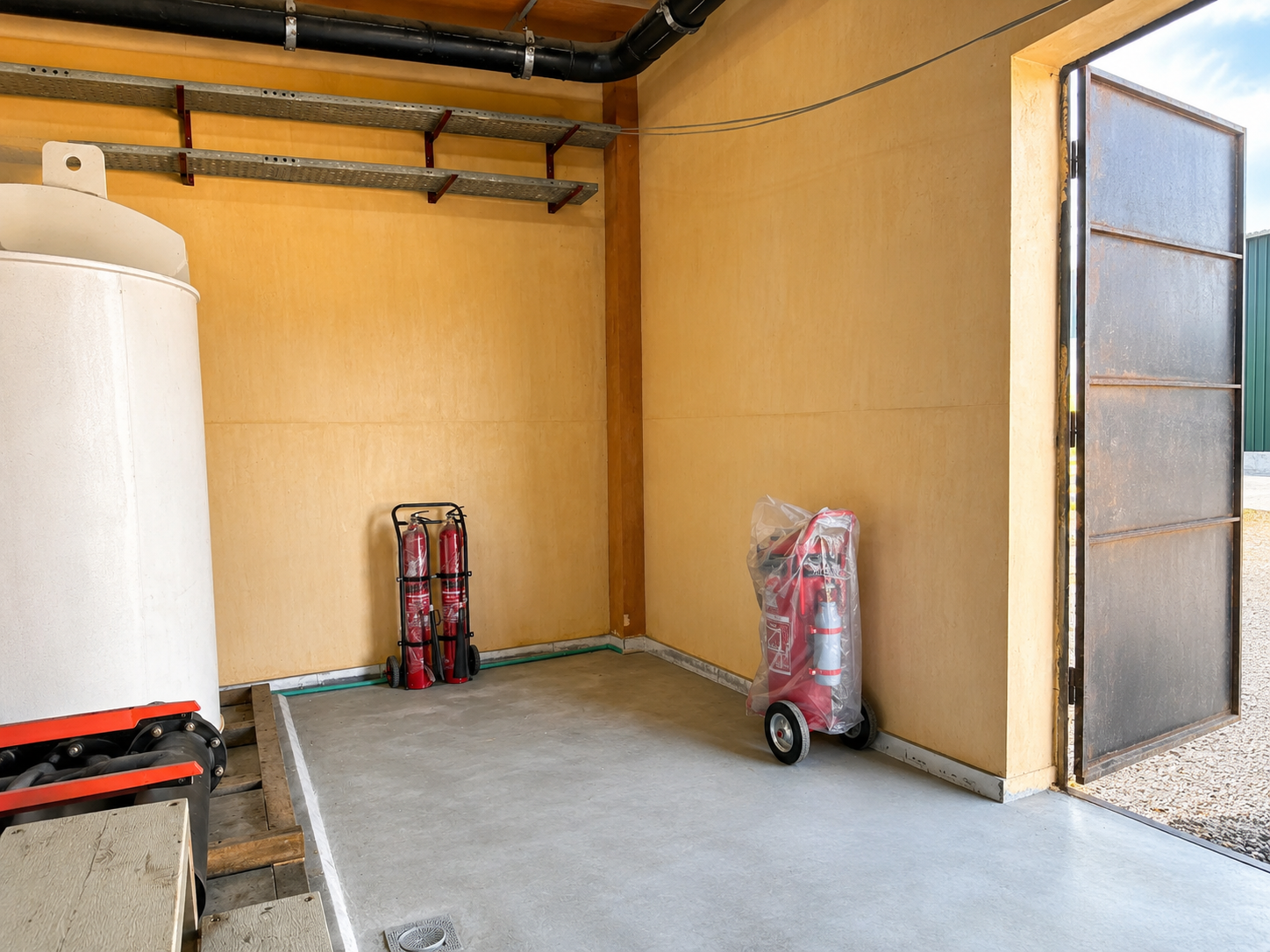 Fire extinguisher and safety equipment - El Arish Project