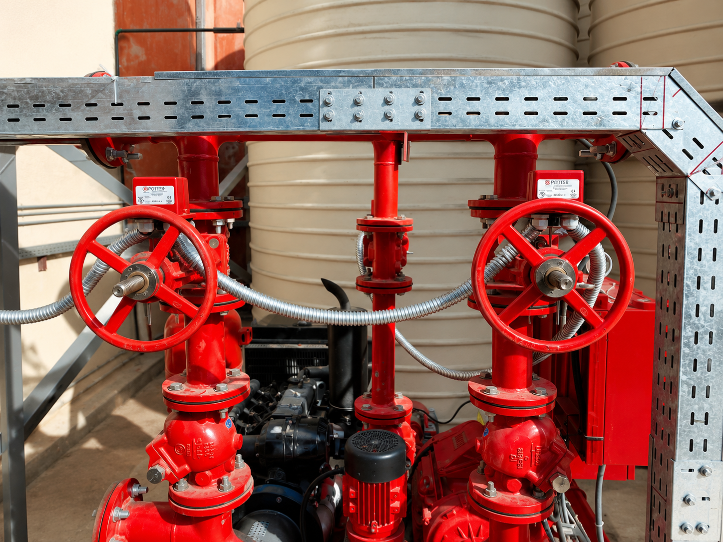 Fire pump control valves - El Arish Project