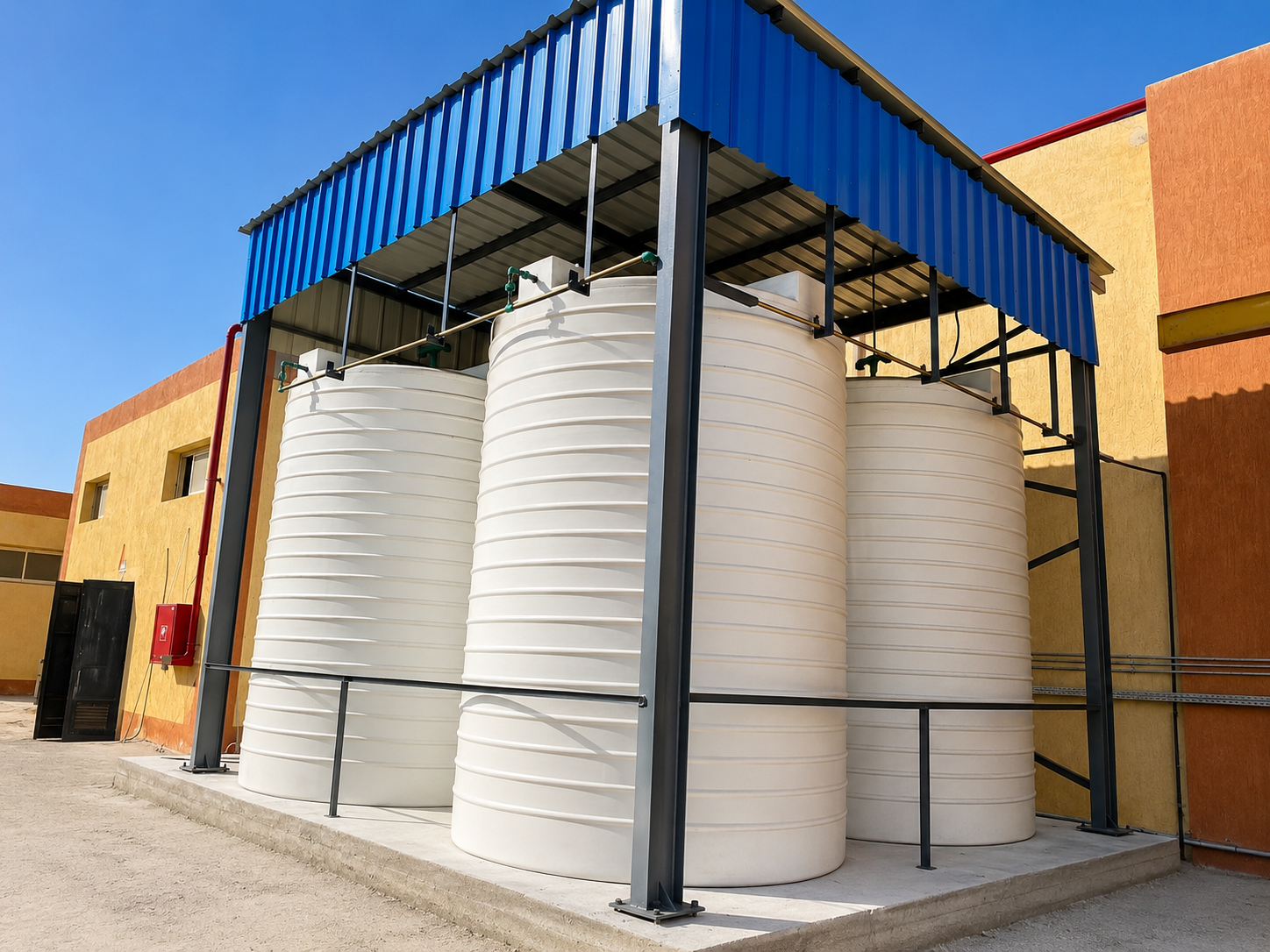 Fire alarm and evacuation equipment - El Arish Project