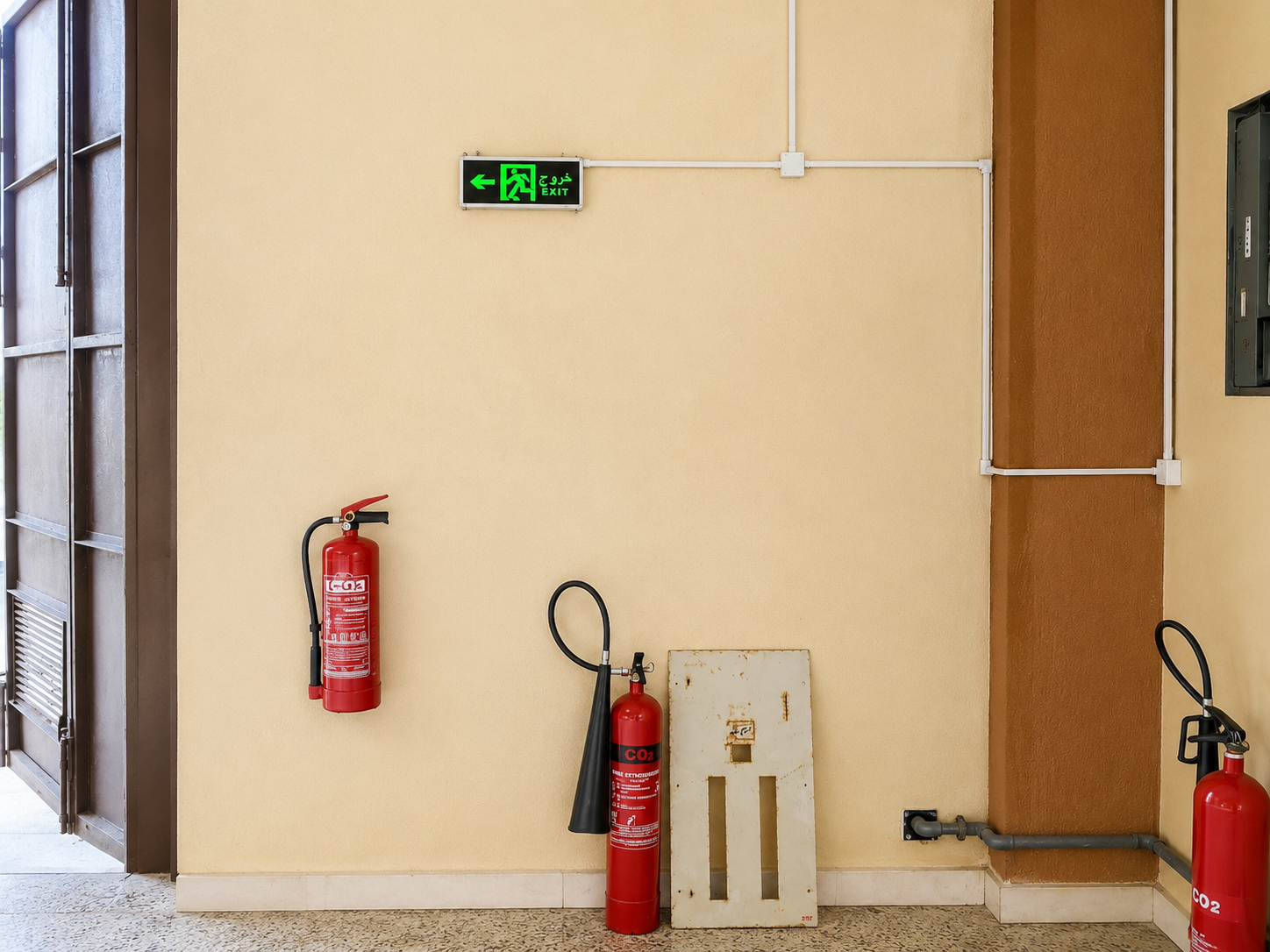 Fire alarm control panel system - El Arish Project