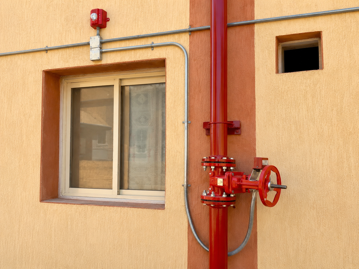 Fire safety equipment installation - El Arish Project