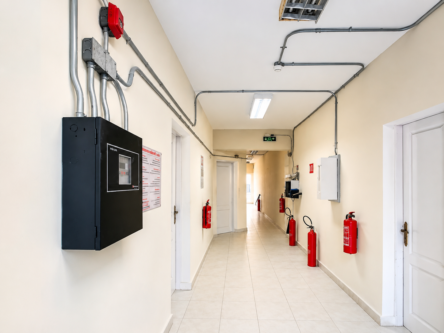 Clean agent fire suppression cylinders - El Arish Project