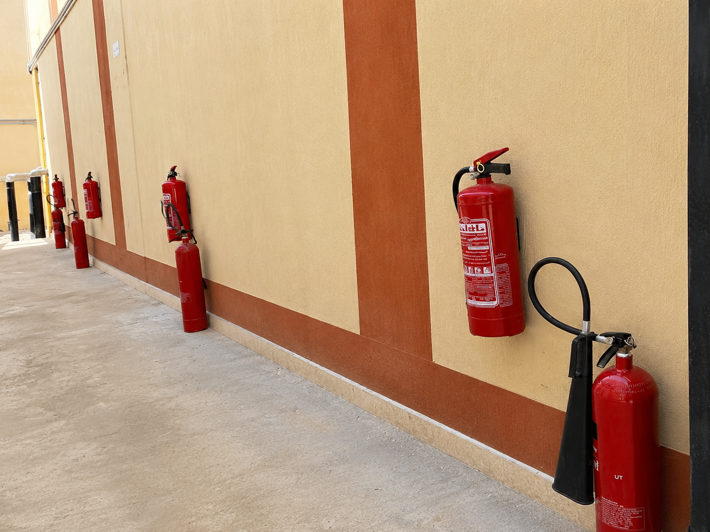 Roof firefighting piping network - El Arish Project