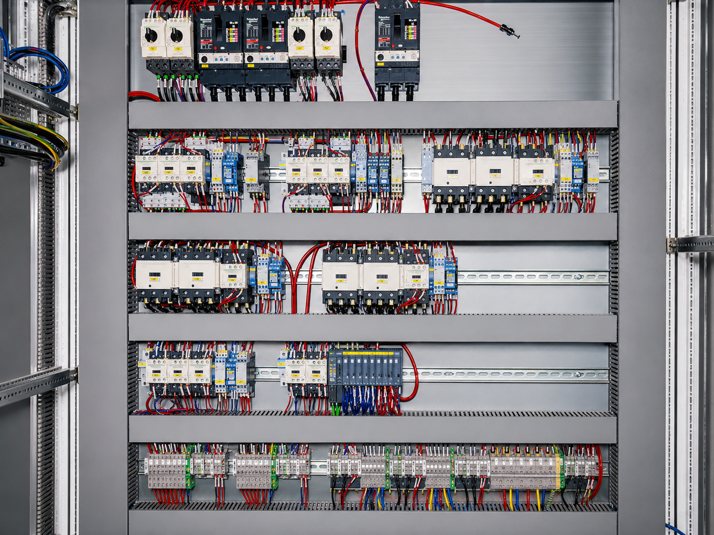 Electrical control panel wiring - El Arish Project