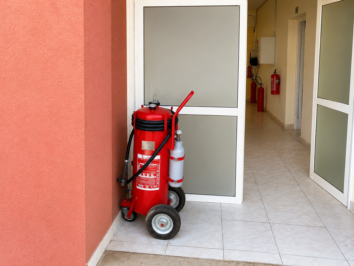 Firefighting pump set installation - El Arish Project