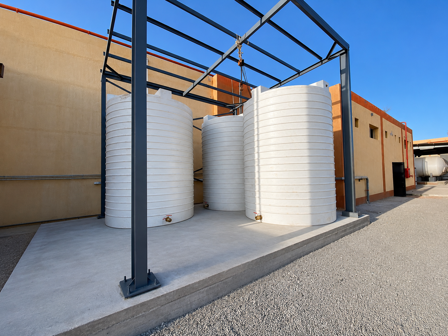 Integrated fire protection and electrical works - El Arish Project
