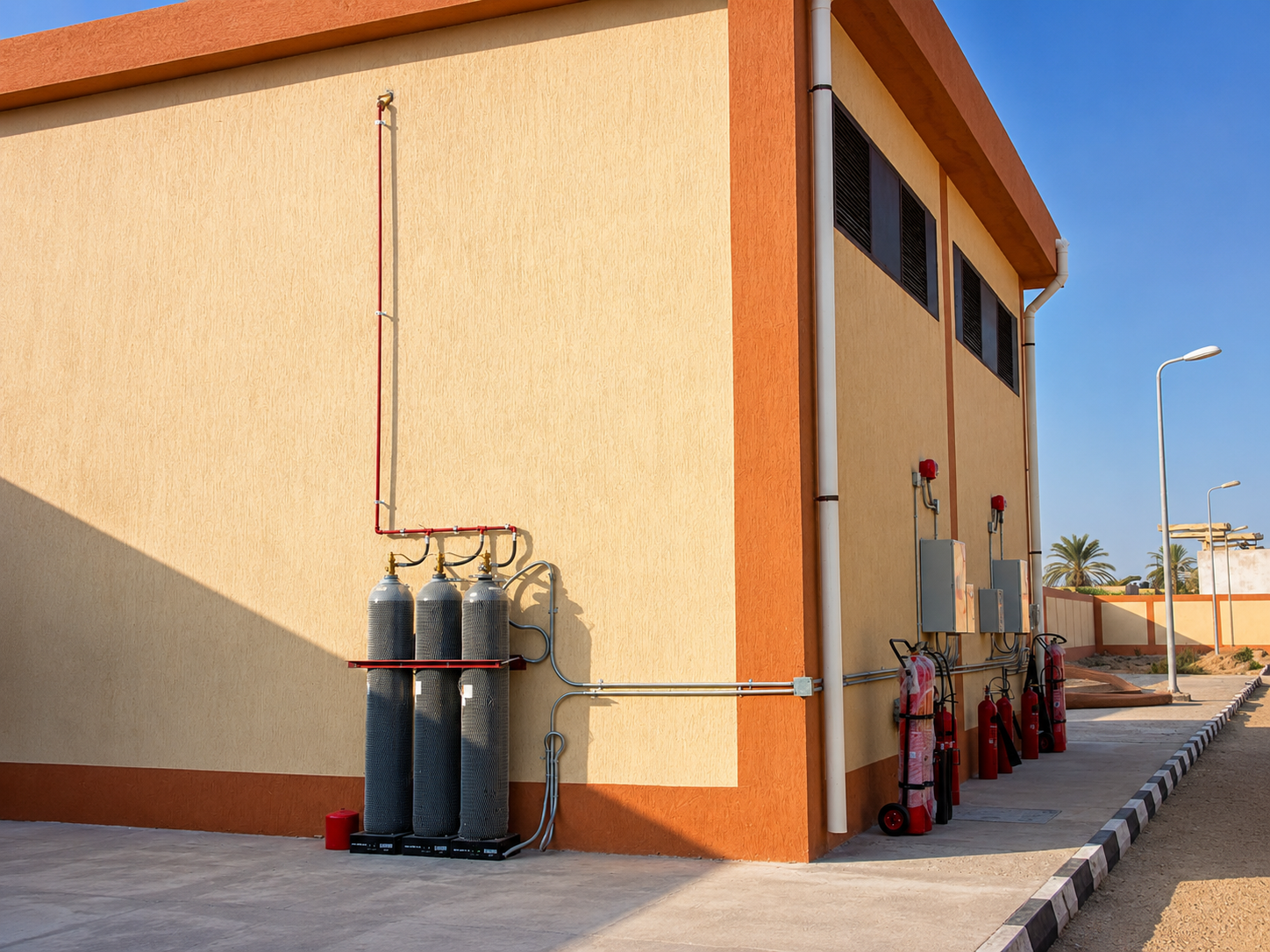 Electrical control panel works - El Arish Project